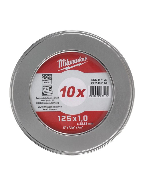 DISCO 125X1 METALBOX 10PCS...