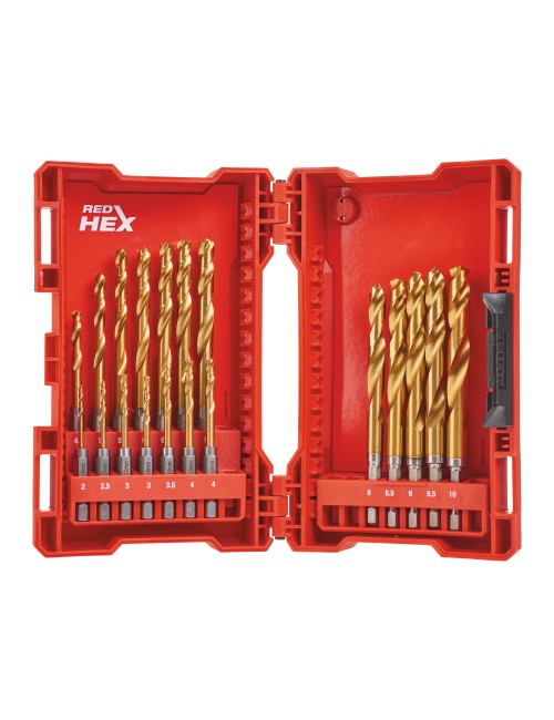 ESTUCHE 19 BROCAS HSS-G TIN...
